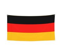 Drapeau de l'Allemagne - Bannière décorative pour l'extérieur - Design simple face - Convient pour les fêtes de nuit, les jardins, les bars