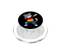 Drapeau de l'Allemagne Chat Dabbing PopSockets PopGrip pour MagSafe
