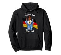 Drapeau de l'Allemagne de la Reine Africaine avec Dreadlocks Sweat à Capuche