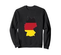 Drapeau de l'Allemagne - Drapeau Allemand sous la Forme d'une Carte Sweatshirt