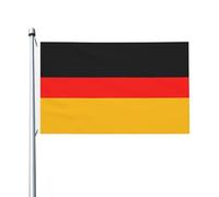 Drapeau de l'Allemagne - Drapeau de jardin double face - 90 x 150 cm - Convient pour une utilisation toute l'année, pour décorer les porches, balcons et terrasses - Mât non inclus.