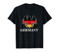 Drapeau de l'Allemagne - Drapeau de l'Allemagne - Aigle - Noir/Rouge/doré T-Shirt