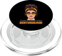 Drapeau de l'Allemagne Fille avec Lunettes de Soleil Pop Art PopSockets PopGrip pour MagSafe