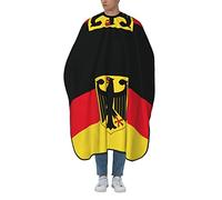 Drapeau De L'Allemagne Homme Femme Cape De Barbier Professionnelle Cape De Coiffure Réglable Capes De Coiffeur De Salon Pour Coupe Et Coloration Coloration Des Cheveux Coupe De Cheveux 168X140Cm