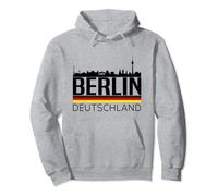 Drapeau de l'Allemagne - Paysage de Berlin - Cadeau patriotique Sweat à Capuche