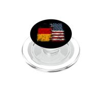 Drapeau de l'Allemagne USA Racines allemandes PopSockets PopGrip pour MagSafe
