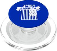 Drapeau de l'Amérique du 4 Juillet - Célébration Patriotique de l'indépendance PopSockets PopGrip pour MagSafe