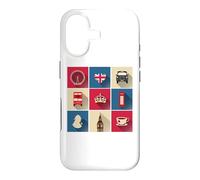Drapeau de l'Angleterre avec Bus de Londres Coque pour iPhone 17