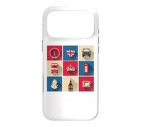 Drapeau de l'Angleterre avec Bus de Londres Coque pour iPhone 17 Pro Max