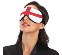 Drapeau de l'Angleterre - Couvre-yeux essentiel de voyage avec bande élastique réglable - Occultant avec sangle réglable - Pour voyage, sieste, yoga