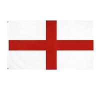 Drapeau de l'Angleterre en polyester double face robuste et cousu - 0,9 x 1,5 m
