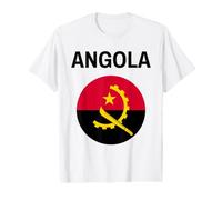 Drapeau de l'Angola Moderne T-Shirt Graphique avec Valeur