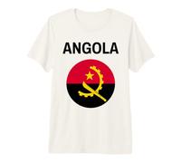 Drapeau de l'Angola Moderne T-Shirt Haut de Gamme