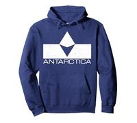 Drapeau de l'Antarctique - Cercle Antarctique véritable pôle sud Sweat à Capuche
