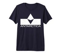 Drapeau de l'Antarctique - Cercle Antarctique véritable pôle sud T-Shirt Haut de Gamme