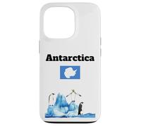 Drapeau de l'Antarctique Souvenir Penguin Lover Antarctic Trip Coque pour iPhone 13 Pro