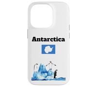 Drapeau de l'Antarctique Souvenir Penguin Lover Antarctic Trip Coque pour iPhone 14 Pro