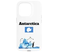 Drapeau de l'Antarctique Souvenir Penguin Lover Antarctic Trip Coque pour iPhone 15 Pro