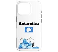 Drapeau de l'Antarctique Souvenir Penguin Lover Antarctic Trip Coque pour iPhone 16 Pro