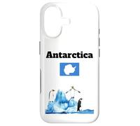 Drapeau de l'Antarctique Souvenir Penguin Lover Antarctic Trip Coque pour iPhone 17