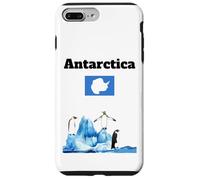 Drapeau de l'Antarctique Souvenir Penguin Lover Antarctic Trip Coque pour iPhone 7 Plus/8 Plus