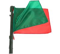 Drapeau de L'arbitre Multifonction pour Course et Sport, Portable | Polyester et Plastique, Poignée Confortable Antidérapante, Couleur Vive, Usage Compétition, Signalisation