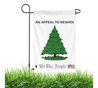 Drapeau de l'arbre de la Liberté Drapeau Appel Drapeau Vert Pin pour Extérieur Vertical Double Face Drapeau commémoratif We the People Revolution Liber pour Ferme, Pelouse, Cour, Décor Extérieur