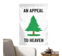 Drapeau de l'arbre de la liberté en plein air, décoration extérieure de pelouse et de cour - Couleurs vives double face pour l'extérieur - Décoration patriotique, conception unique de drapeaux d'arbre