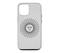 Drapeau de l'Argentine Soleil d'Argentine Sol DE Mayo (Noir) Coque pour iPhone 12/12 Pro