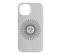 Drapeau de l'Argentine Soleil d'Argentine Sol DE Mayo (Noir) Coque pour iPhone 14