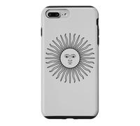 Drapeau de l'Argentine Soleil d'Argentine Sol DE Mayo (Noir) Coque pour iPhone 7 Plus/8 Plus