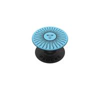 Drapeau de l'Argentine Soleil d'Argentine Sol DE Mayo (Noir) PopSockets PopGrip Adhésif