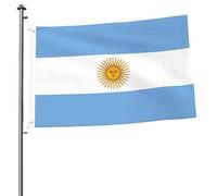 Drapeau de l'Argentine Welcome Garden Flag Double Face 2x3 Outdoor Flags, for Yard Patio Lawn Room Outside