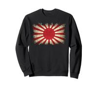 Drapeau de l'armée impériale Japonaise côté Grungy Sweatshirt