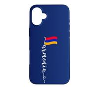 Drapeau de l'Arménie Arménien avec Inscription en Forme de cœur pour Le Jour de l'indépendance Coque pour iPhone 16 Plus