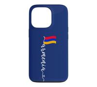 Drapeau de l'Arménie Arménien avec Inscription en Forme de cœur pour Le Jour de l'indépendance Coque pour iPhone 13 Pro