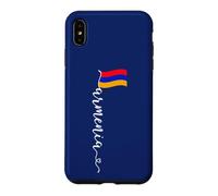 Drapeau de l'Arménie Arménien avec Inscription en Forme de cœur pour Le Jour de l'indépendance Coque pour iPhone XS Max