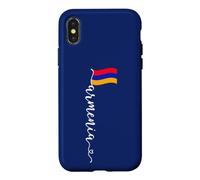 Drapeau de l'Arménie Arménien avec Inscription en Forme de cœur pour Le Jour de l'indépendance Coque pour iPhone X/XS