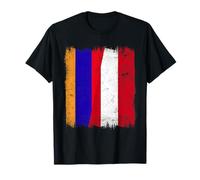 Drapeau de l'Arménie Autriche | Racines autrichiennes arméniennes T-Shirt