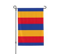 Drapeau de l'Arménie double face 71 x 102 cm, bannière d'extérieur durable pour jardin, pelouse, décoration saisonnière