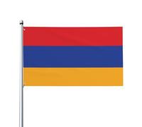 Drapeau de l'Arménie - Drapeaux décoratifs d'extérieur de 0,9 x 1,5 m, légers et beaux, adaptés pour les terrasses en plein air et les célébrations de festivals.