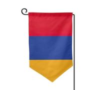Drapeau de l'Arménie imprimé Drapeau de bienvenue Décoration extérieure Drapeau de jardin patio toutes saisons 30,5 x 45,7 cm Plusieurs formes