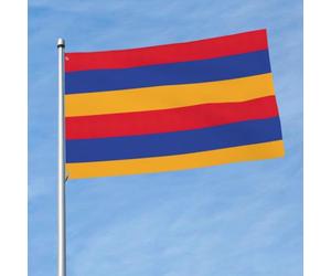 Drapeau de l'Arménie imprimé pour extérieur, 91 x 152 cm, léger et résistant à la décoloration, pour extérieur, cour, porche, balcon