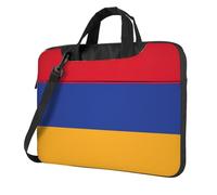 Drapeau de l'Arménie Imprimer Pratique Sacs pour Ordinateur Portable Élégant et Protecteur Style Unique, Noir , 15.6 inch