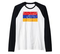 Drapeau de l'Arménie pour hommes, femmes, enfants Manche Raglan