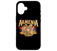 Drapeau de l'Arménie Vieilli - Pays de la Diaspora arménienne Coque pour iPhone 16