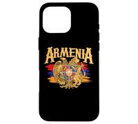 Drapeau de l'Arménie Vieilli - Pays de la Diaspora arménienne Coque pour iPhone 16 Pro Max