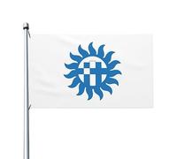 Drapeau de Las Cruces, Nouveau-Mexique, drapeaux pour extérieur, 3 x 5 pieds, double face, en polyester robuste pour la maison, la cour, le festival, la décoration de jardin extérieur, drapeaux de bie