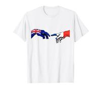 Drapeau de l'Australie France Mains de Dieu T-Shirt