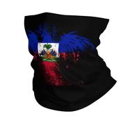 Drapeau De L'Eagle Haïtien D'Haïti Unisexe Tube Bandeaux Multi-Usage Bandeau Magique Élastique Balaclava pour Randonnée Motorcycle Course À Pied